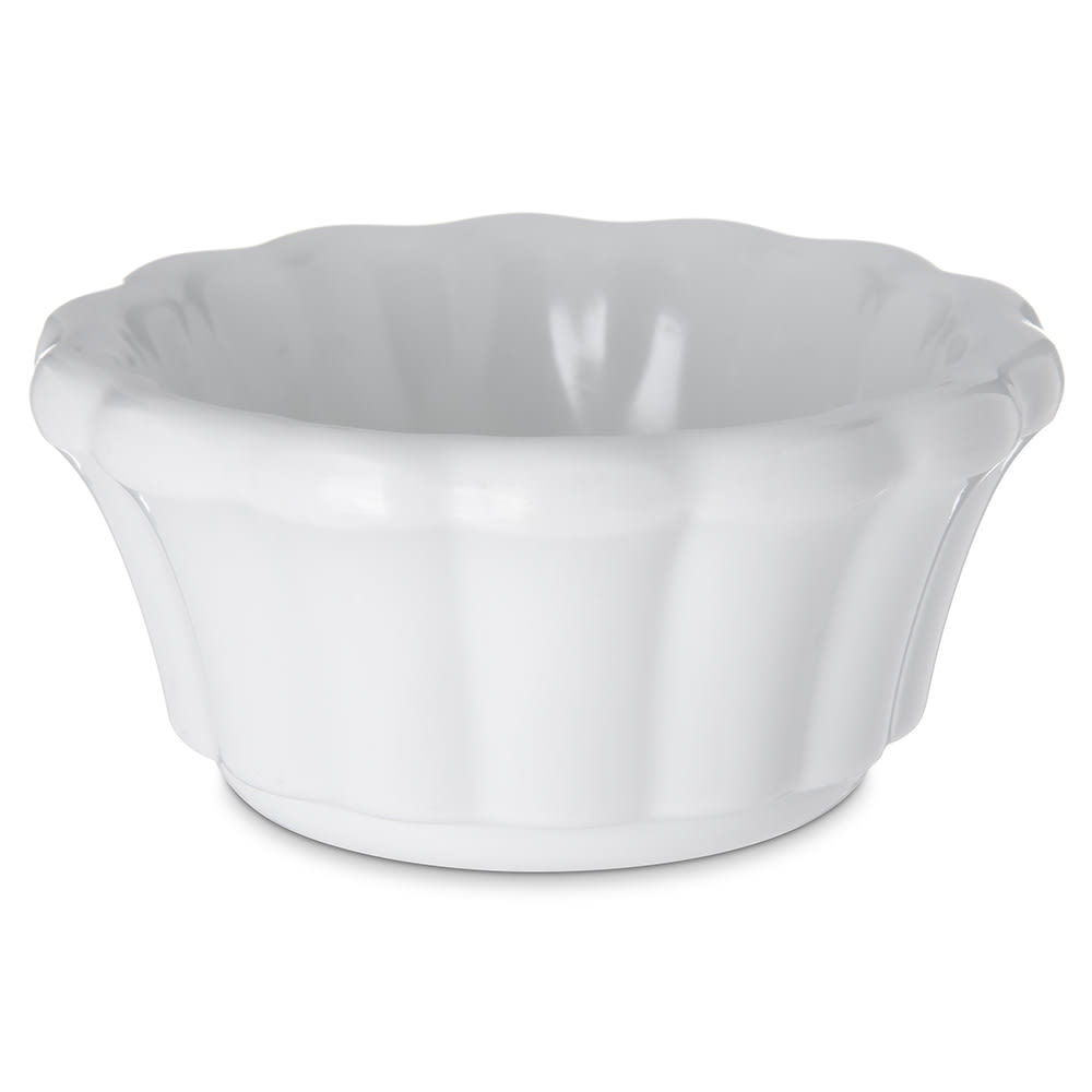 028-4394302 2 oz Melamine Ramekin, White