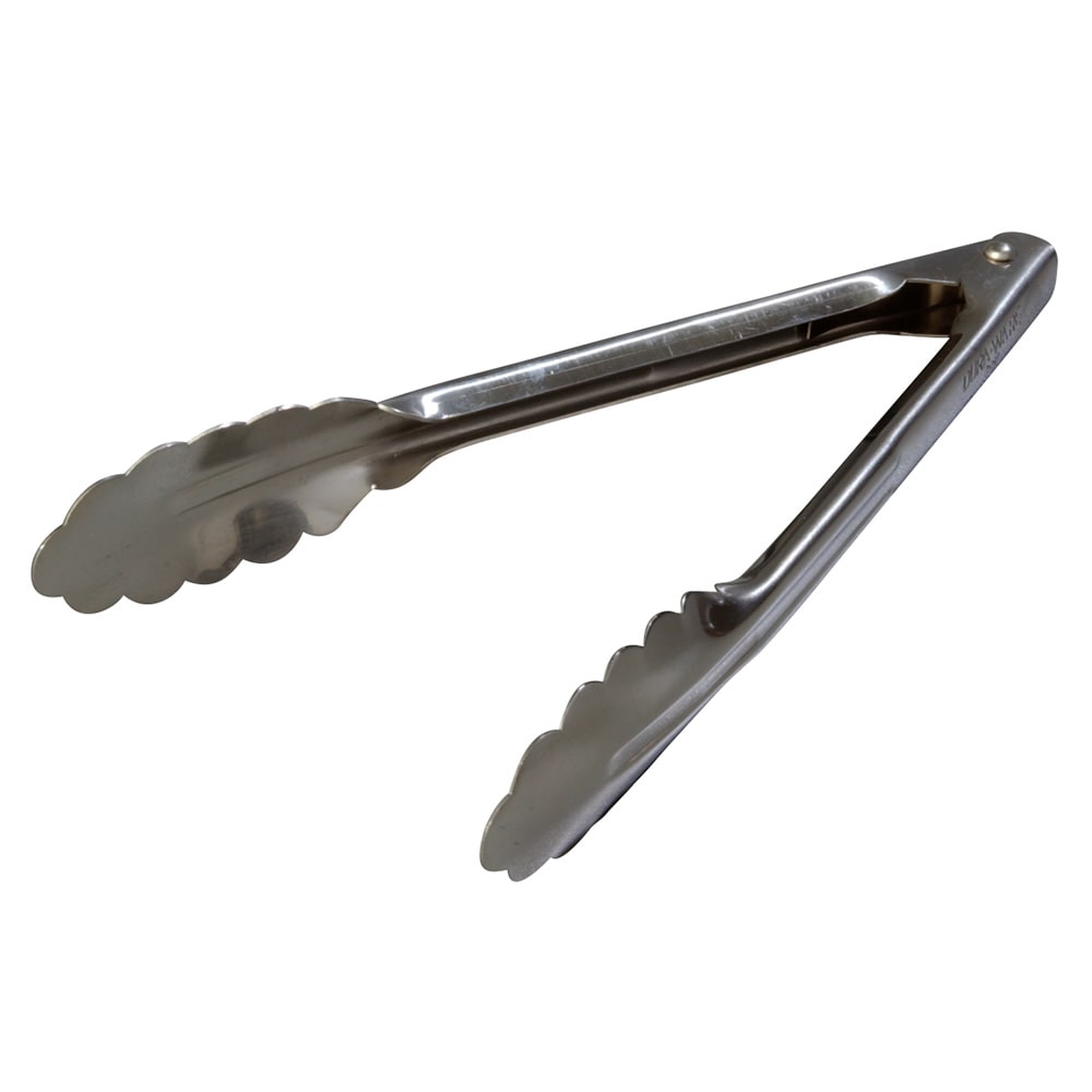 028-607550 9 1/2" Stainless Utility Tongs