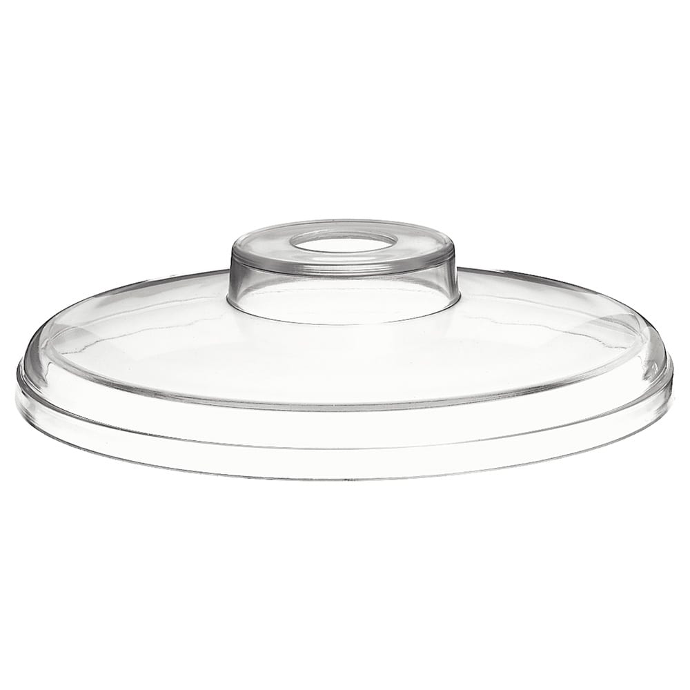 028-CM1033P 6 1/4" Round Pump Lid - Acrylic, Clear
