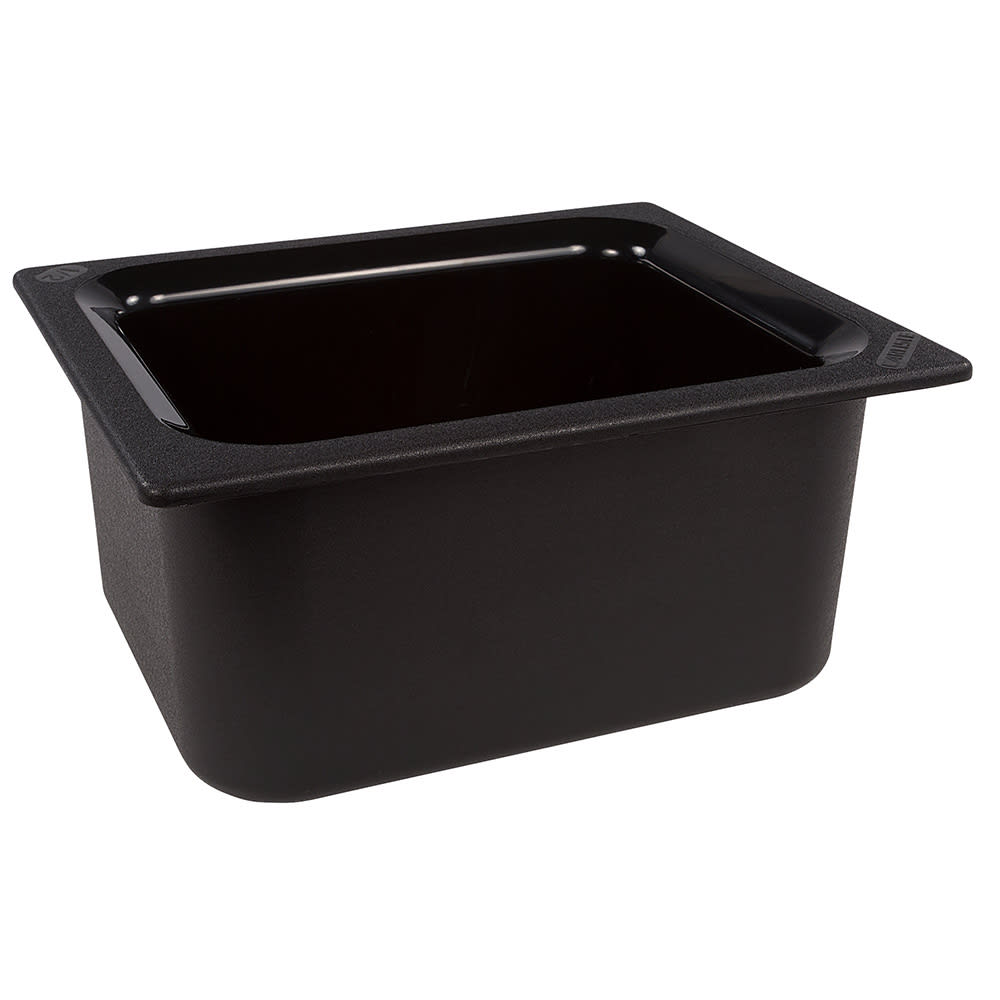 028-CM110103 Coldmaster Half Size Food Pan - 6"D, Black