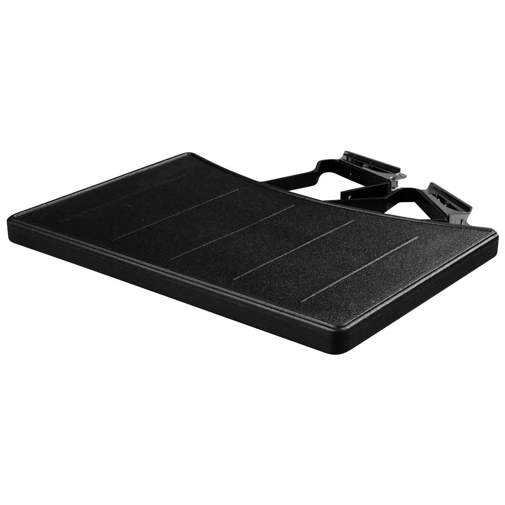 028-772503 17 5/8" Food Bar End Shelf - Polyethylene, Black