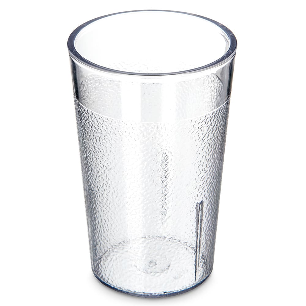 028-5501C 5 oz Clear Textured Plastic Tumbler