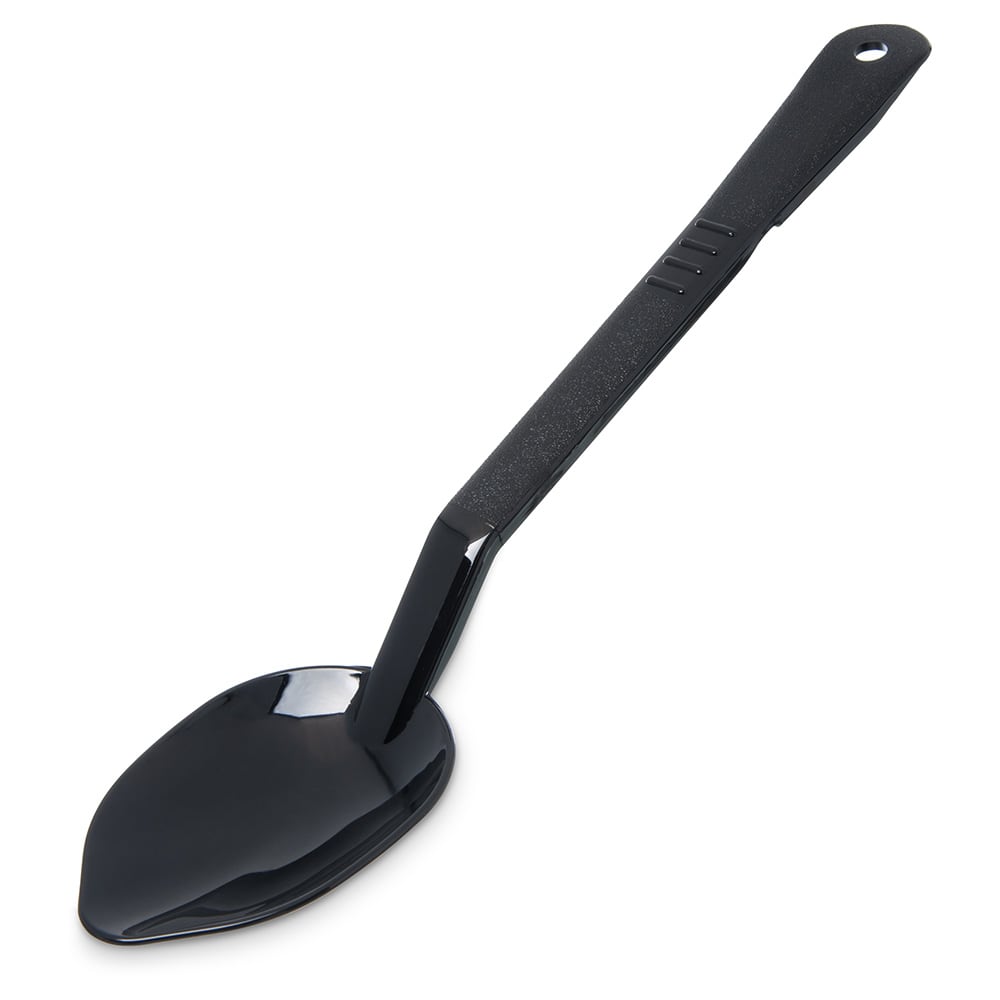 028-442503 13" Solid Serving Spoon - Plastic, Black