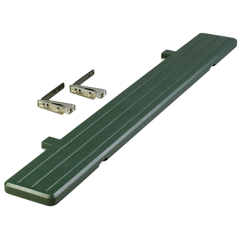 028-772108 68 3/4" Food Bar Tray Slide - Polyethylene, Forest Green