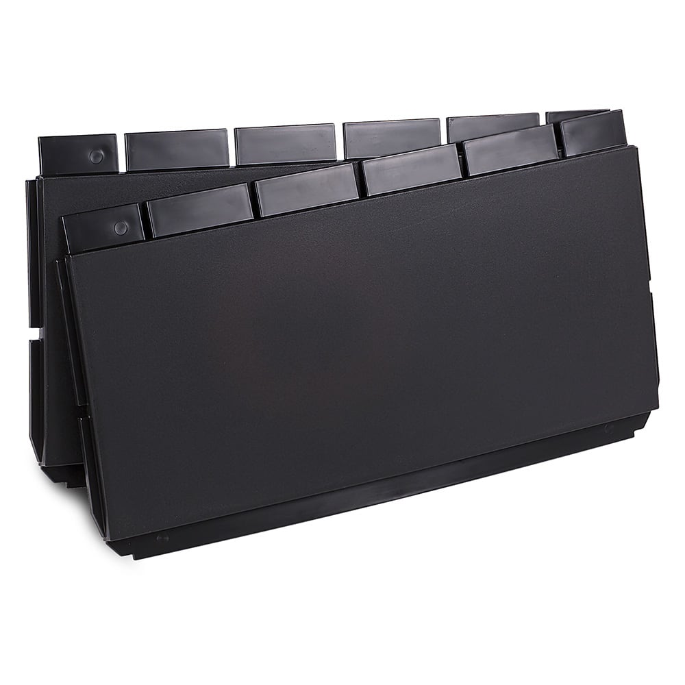 028-CP203603 Bus Cart Top & Bottom Panels for 18" x 36" Carts, Polypropylene, Black