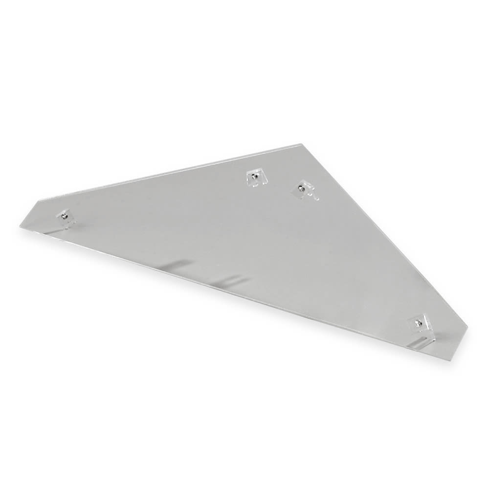 028-905207 Sneeze Guard End Panel - 28x10" Acrylic, Clear
