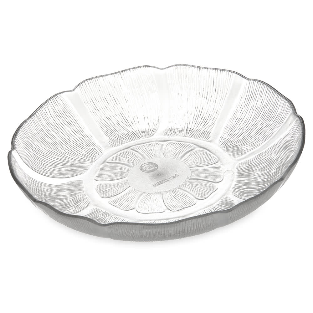 Carlisle 690707 8 Plastic Salad Plate, Clear