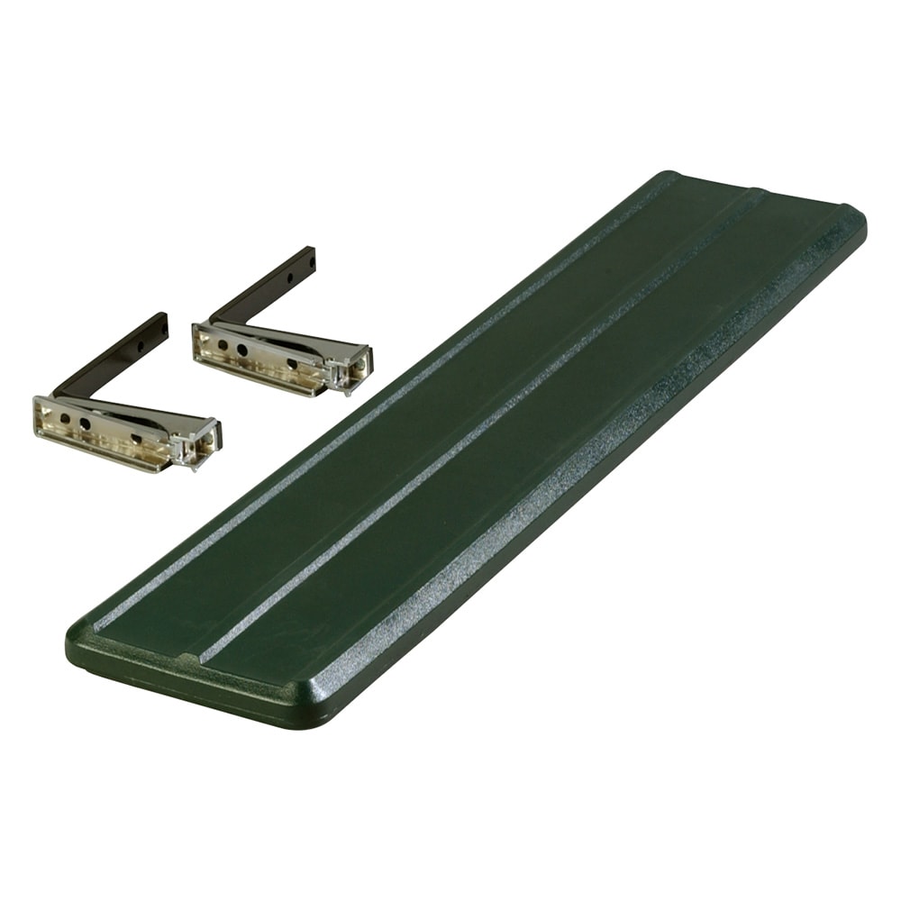 028-662008 Food Bar Tray Slide - 44" x 9" x 2", Polyethylene, Forest Green