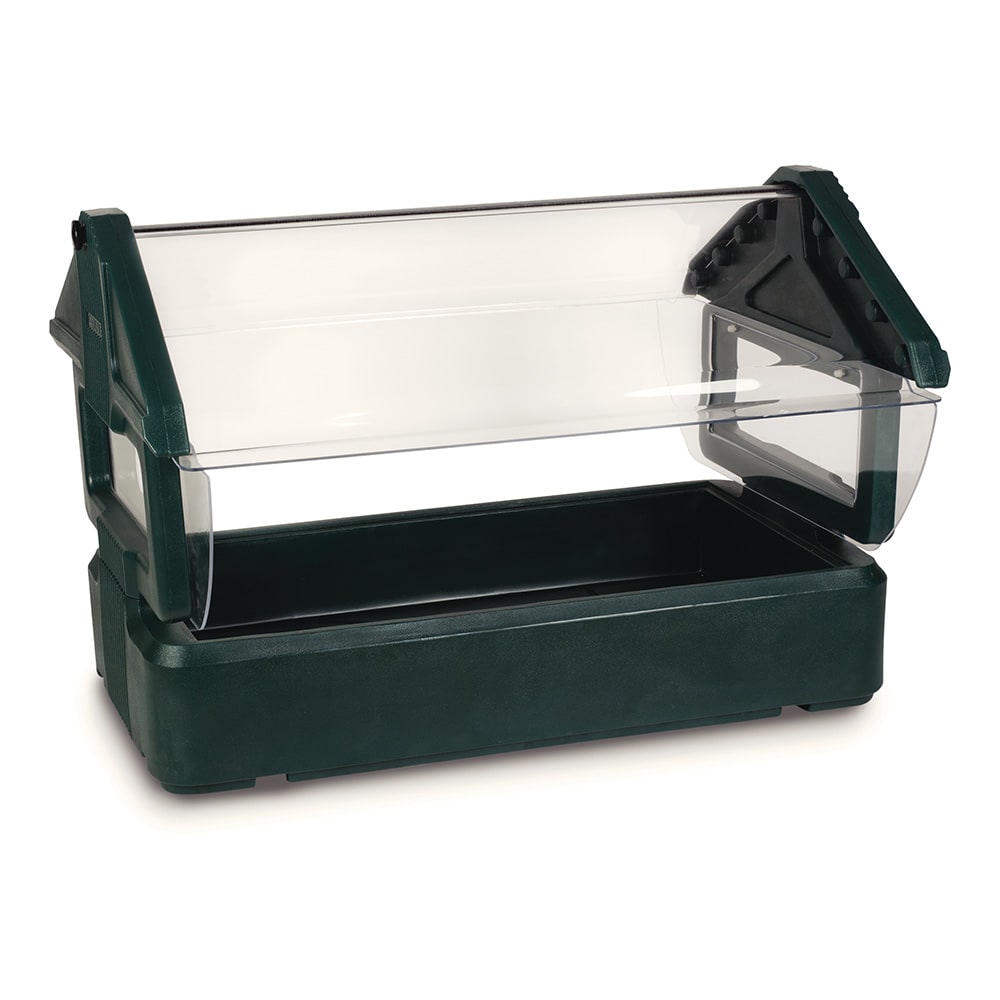 028-660008 38 7/8" SixStar™ Cold Food Bar - (3) Pan Capacity, Table Top, Forest Green