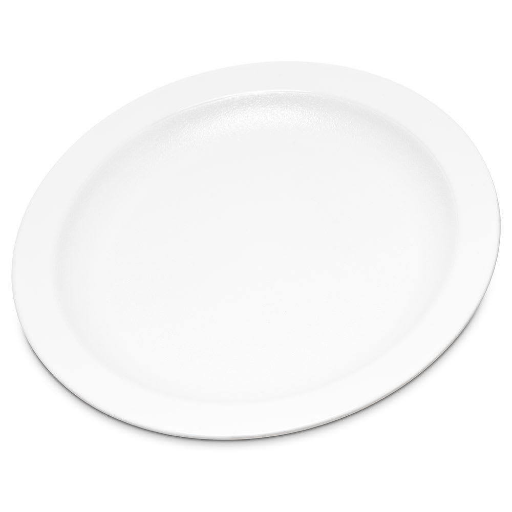 028-PCD20602 6 1/2" Round Plastic Salad Plate, White