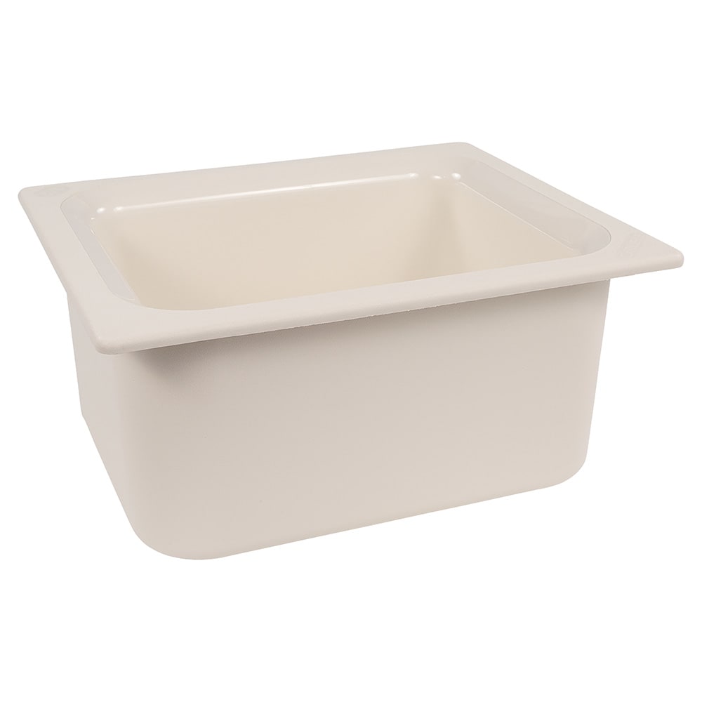 028-CM110102 Coldmaster Half Size Food Pan - 6"D, White