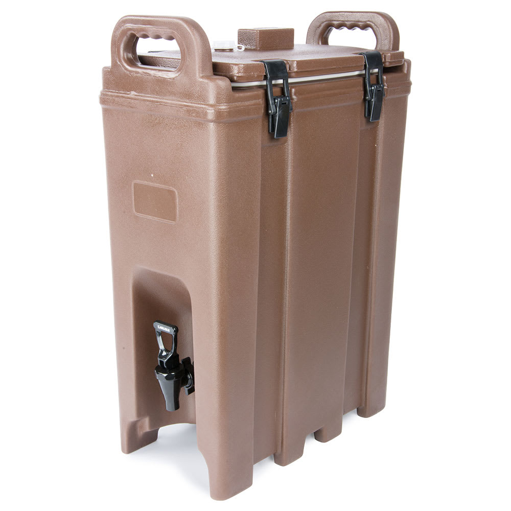 028-LD500N01 5 gal Cateraide™ Insulated Beverage Dispenser, Brown