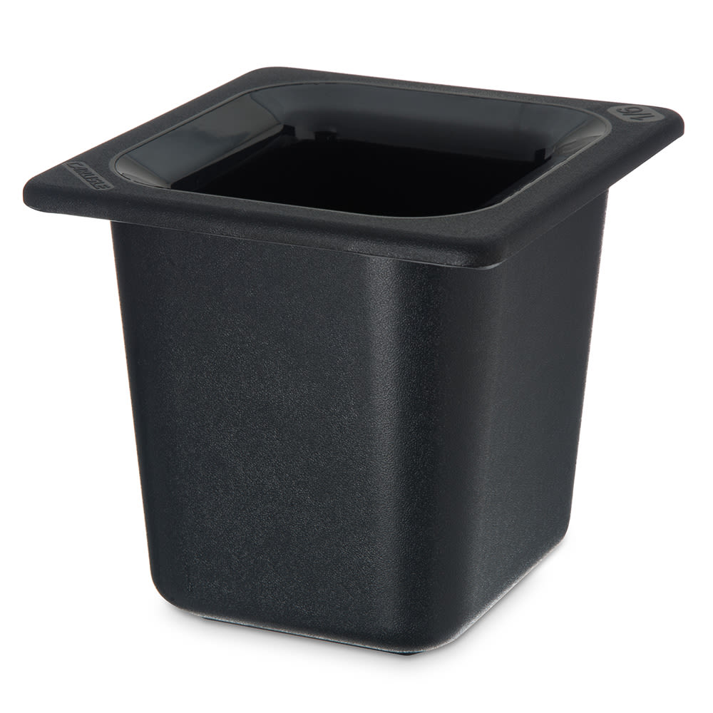 028-CM110403 Coldmaster 1/6 Size Food Pan - 6"D, Black