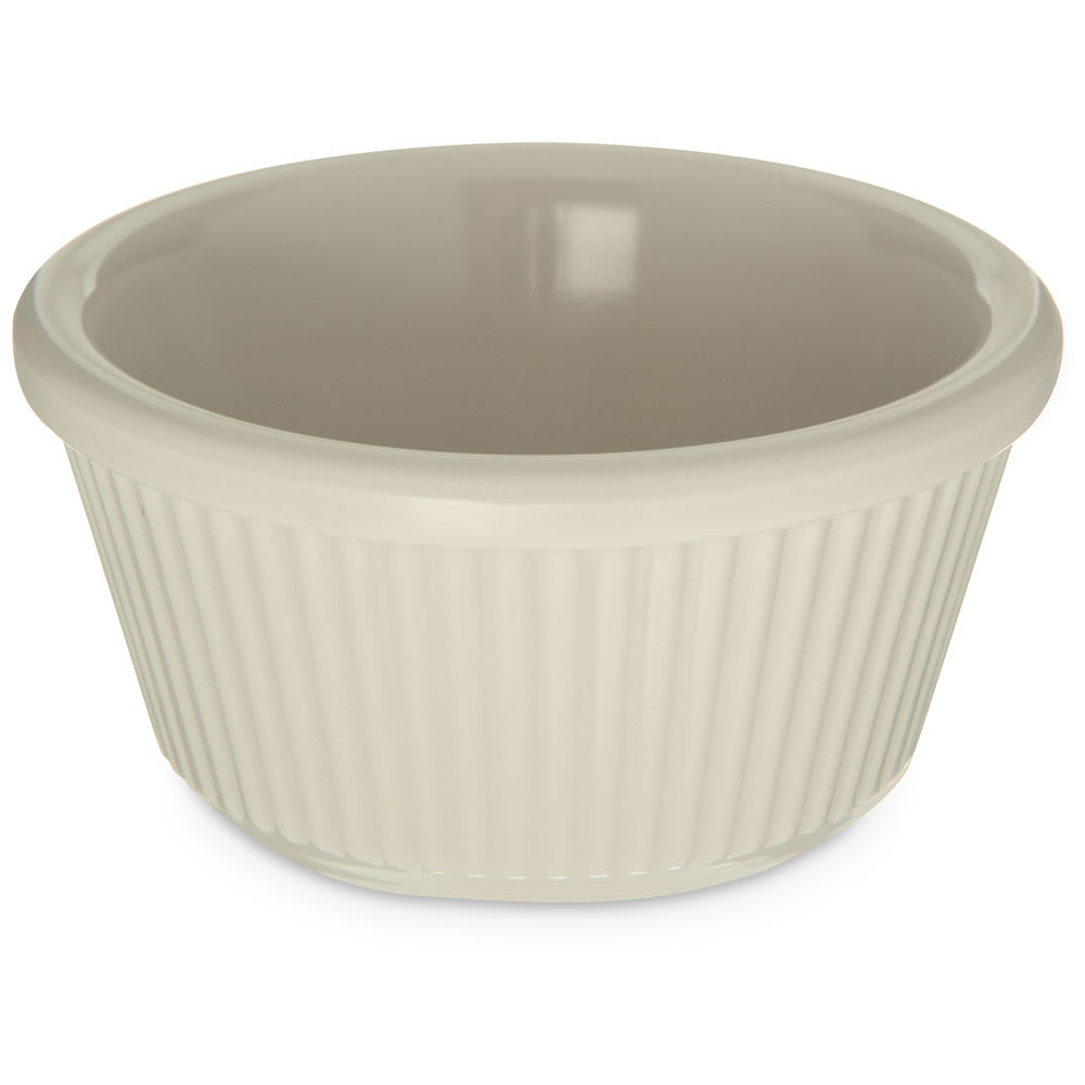 028-S28242 3 oz Melamine Ramekin, Bone