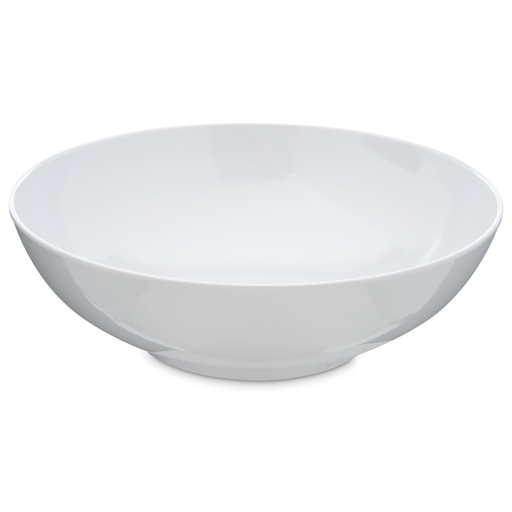 028-4381302 40 oz Round Melamine Serving Bowl, White