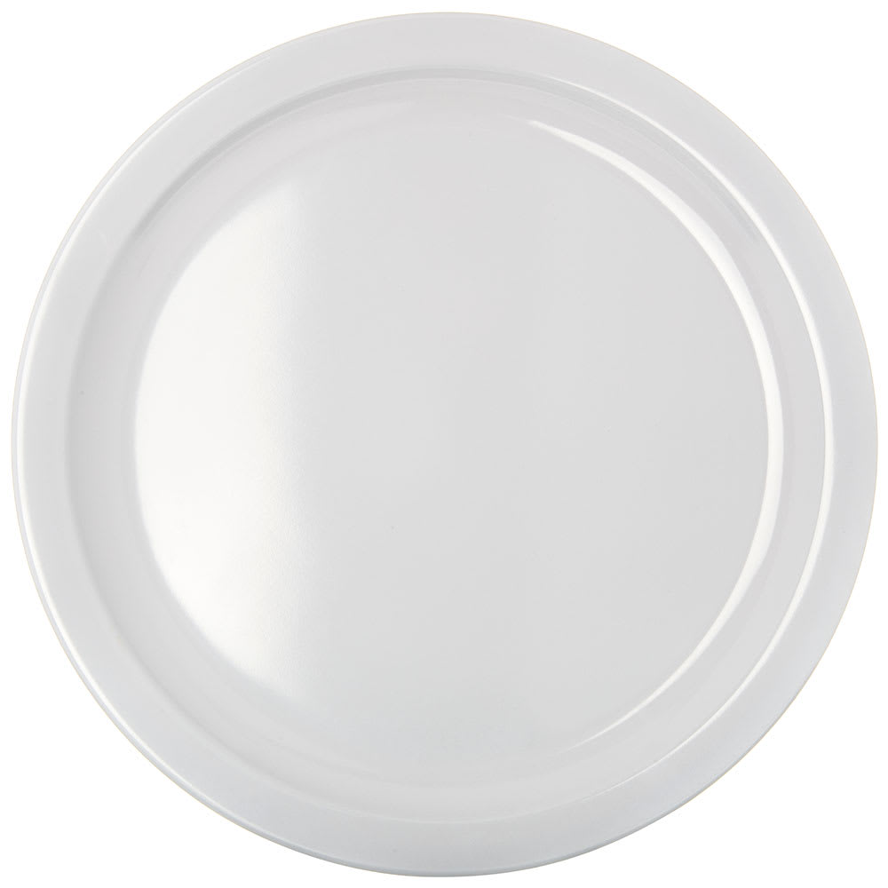 028-KL11602 10" Round Melamine Dinner Plate, White