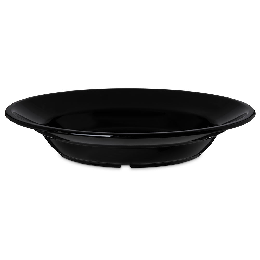 028-PCD31203 12 oz Round Plastic Soup Bowl, Black