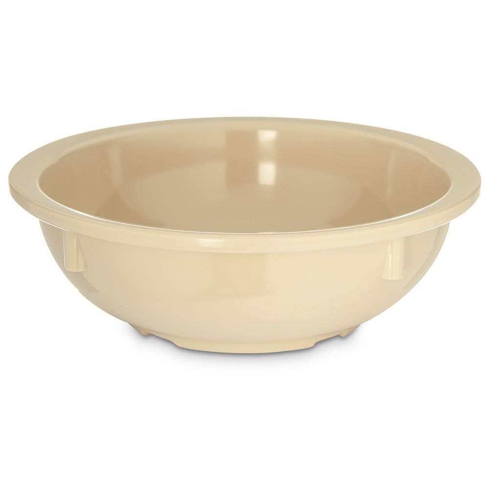028-KL11825 10 oz Round Melamine Nappie Bowl, Tan
