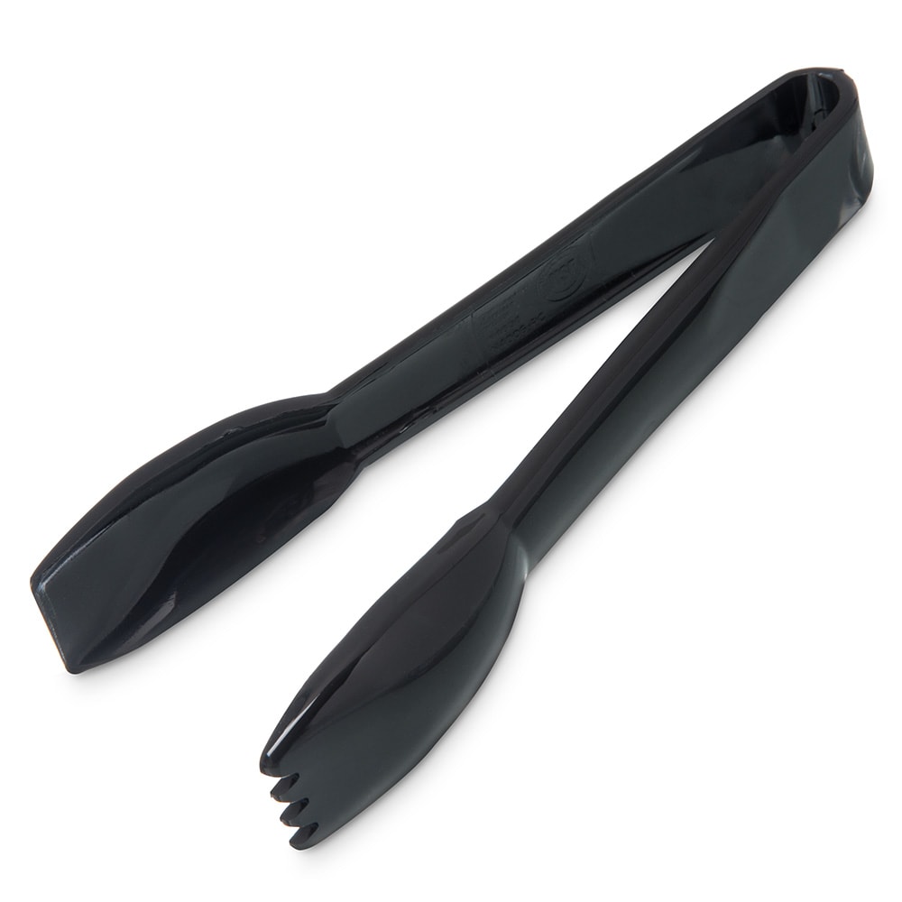 028-4606BK 6"L Plastic Salad Tongs, Black