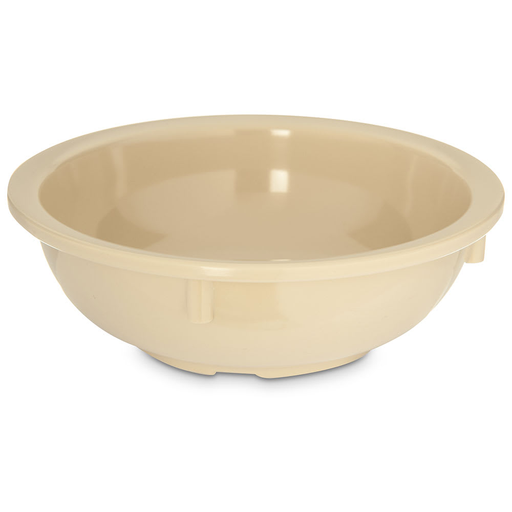 028-KL10825 14 oz Round Melamine Nappie Bowl, Tan