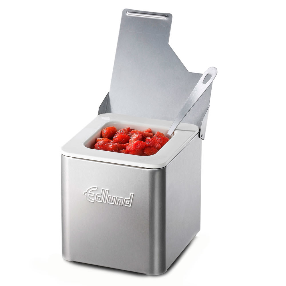 034-CSW016 (1) Compartment Bar Garnish Tray - Notched Lid