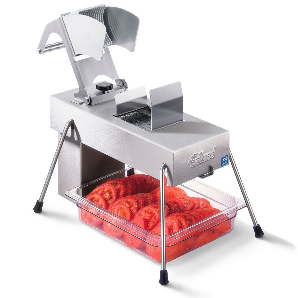 034-354115V Stainless Steel Food Slicer, 1/4" Blades, Soft Fruits & Vegetables, 115v