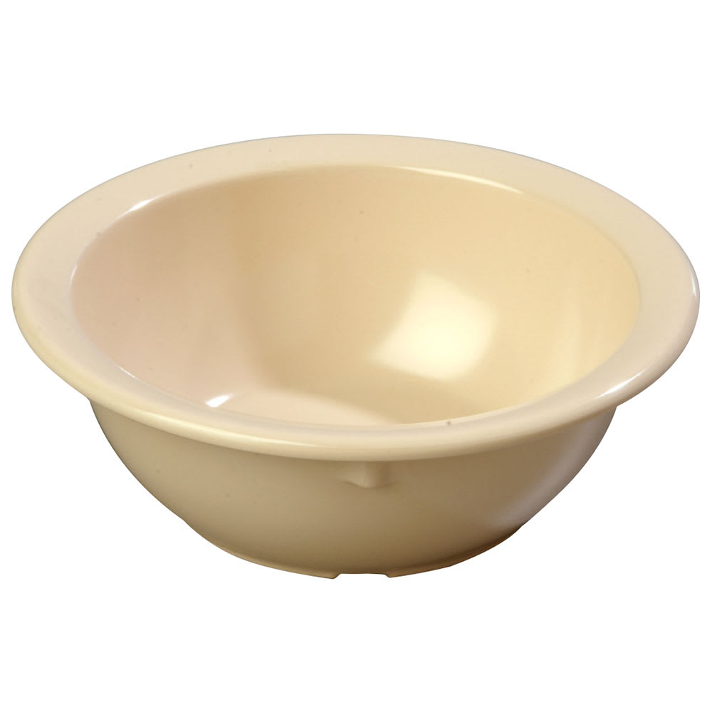 028-KL11925 12 1/2 oz Round Melamine Nappie Bowl, Tan