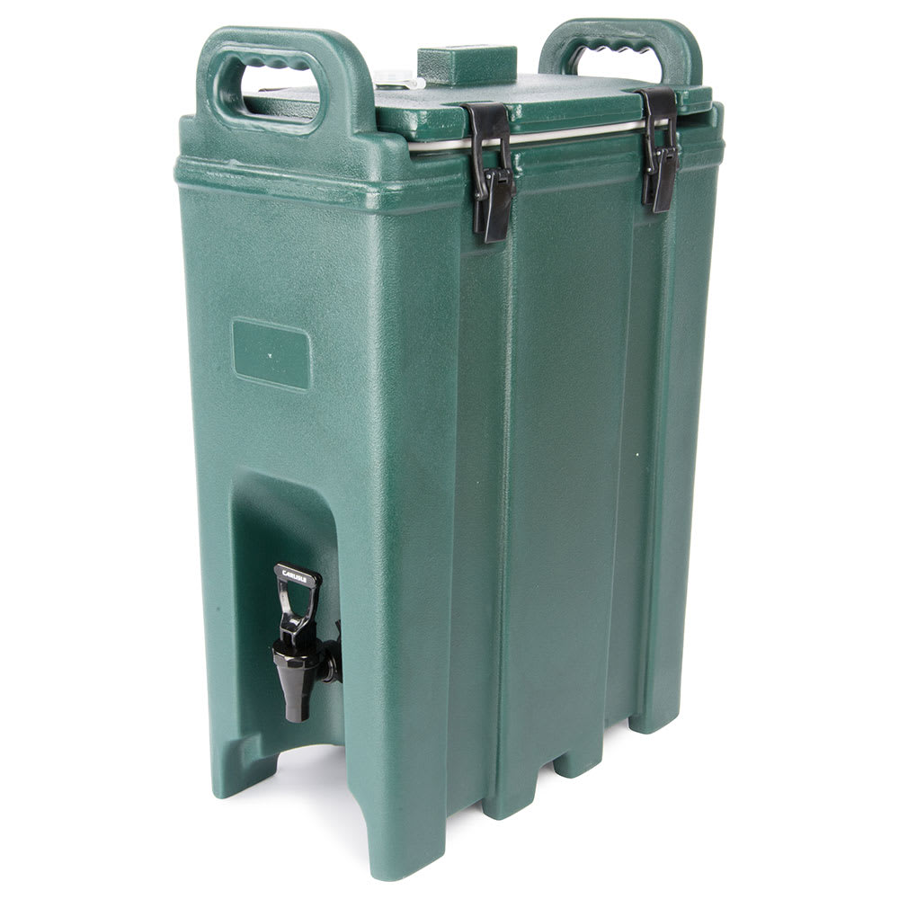 028-LD500N08 5 gal Cateraide™ Insulated Beverage Dispenser, Forest Green