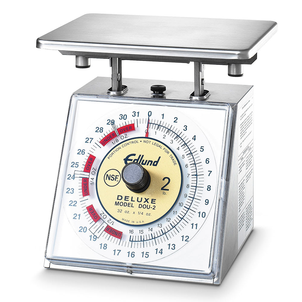 034-DOU2 Dial Type Portion Scale w/ 32 oz x 1/4 oz Graduation, Stainless