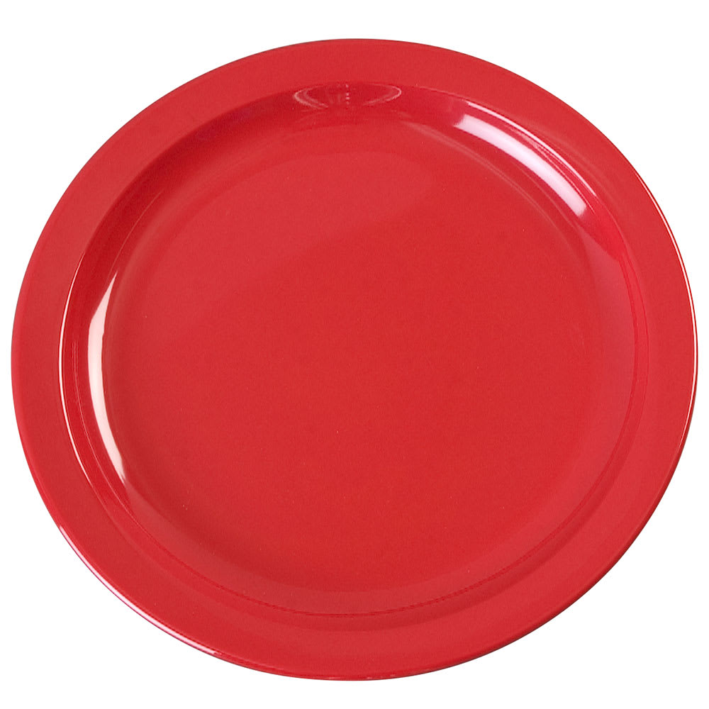 028-KL20105 7 1/4" Melamine Sandwich Plate, Red