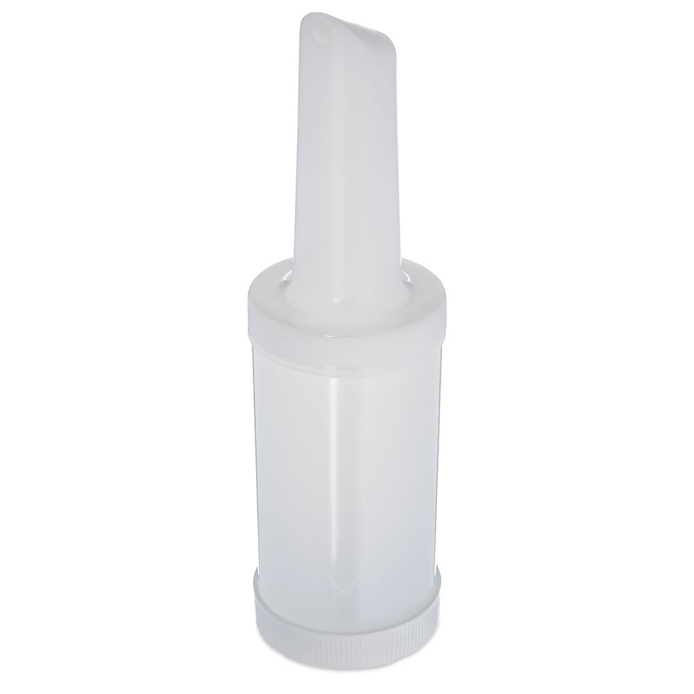 028-PS601NC02 32 oz PourPlus Quart Complete - Polyethylene, White