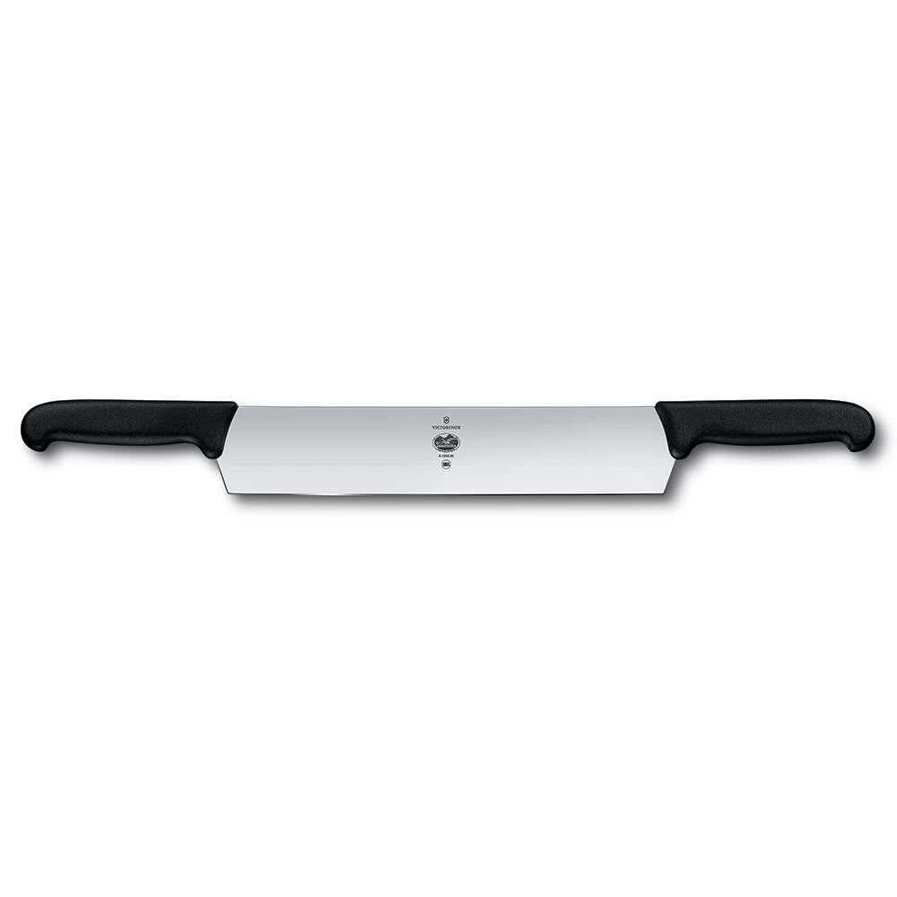 Victorinox - Swiss Army 6.1203.30 Cheese Knife w/ 12" Blade, (2) Black Nylon Handles
