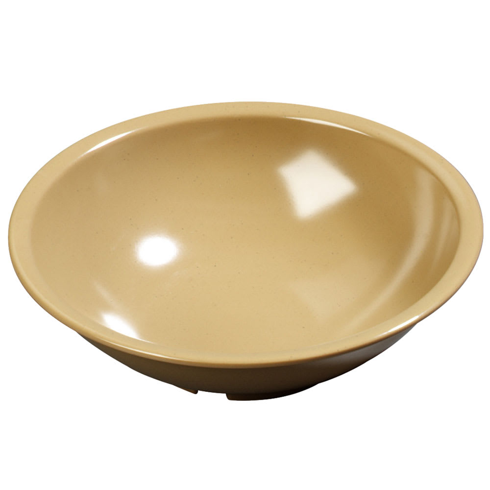 028-800M 24 oz Round Melamine Salad Bowl, Maple