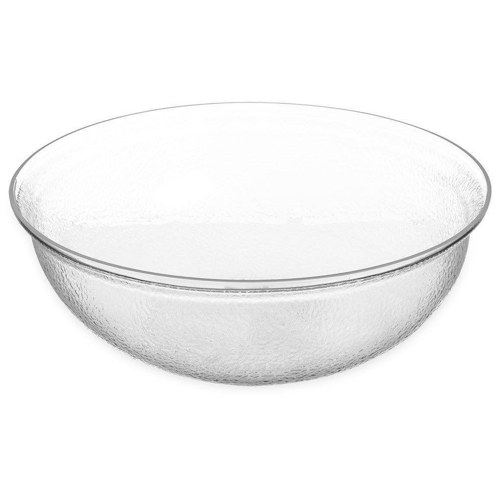 028-SB78 18" Round Salad Bowl w/ 15 qt Capacity, Acrylic, Clear