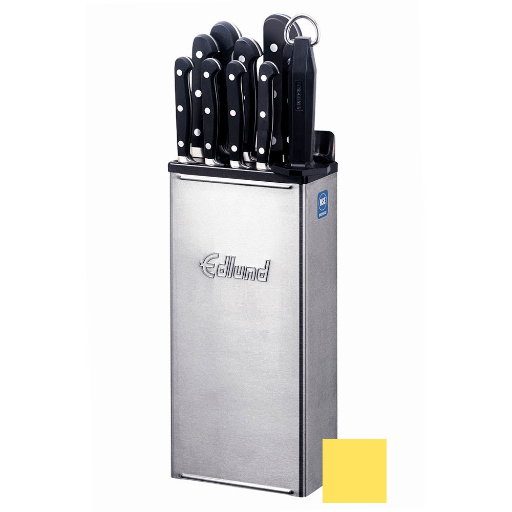 034-KR50Y Knife Rack Set w/ 12" Skirt, 2 Chef Knives