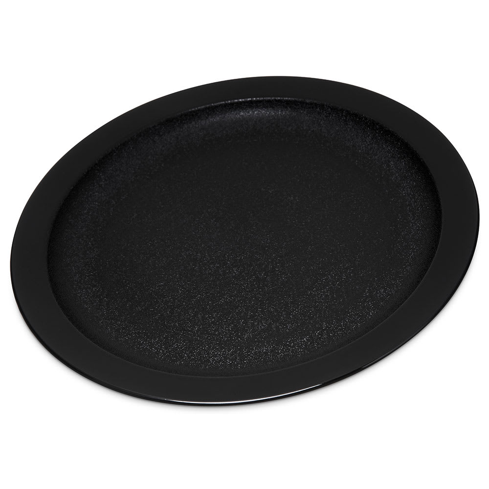 028-PCD20903 9" Round Plastic Dinner Plate, Black