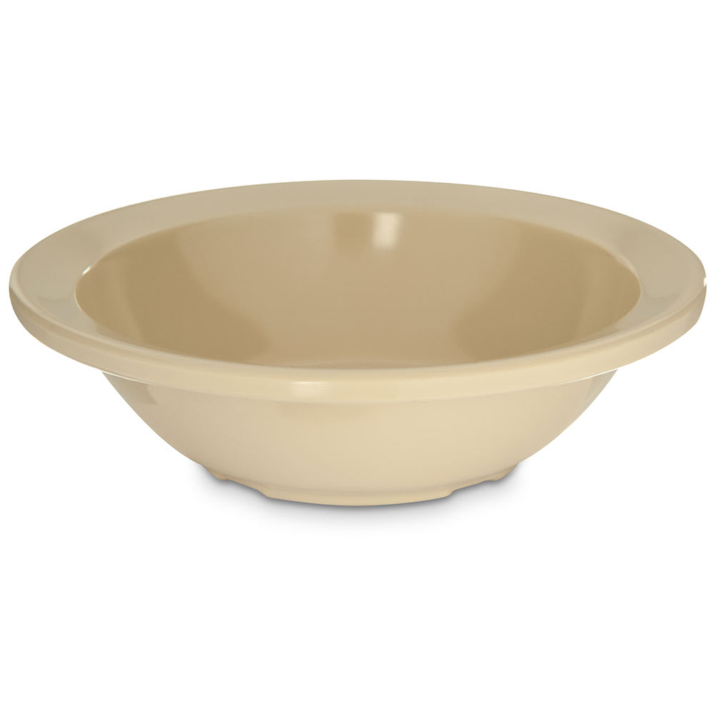 028-KL805T 4 3/4 oz Round Melamine Fruit Bowl, Tan