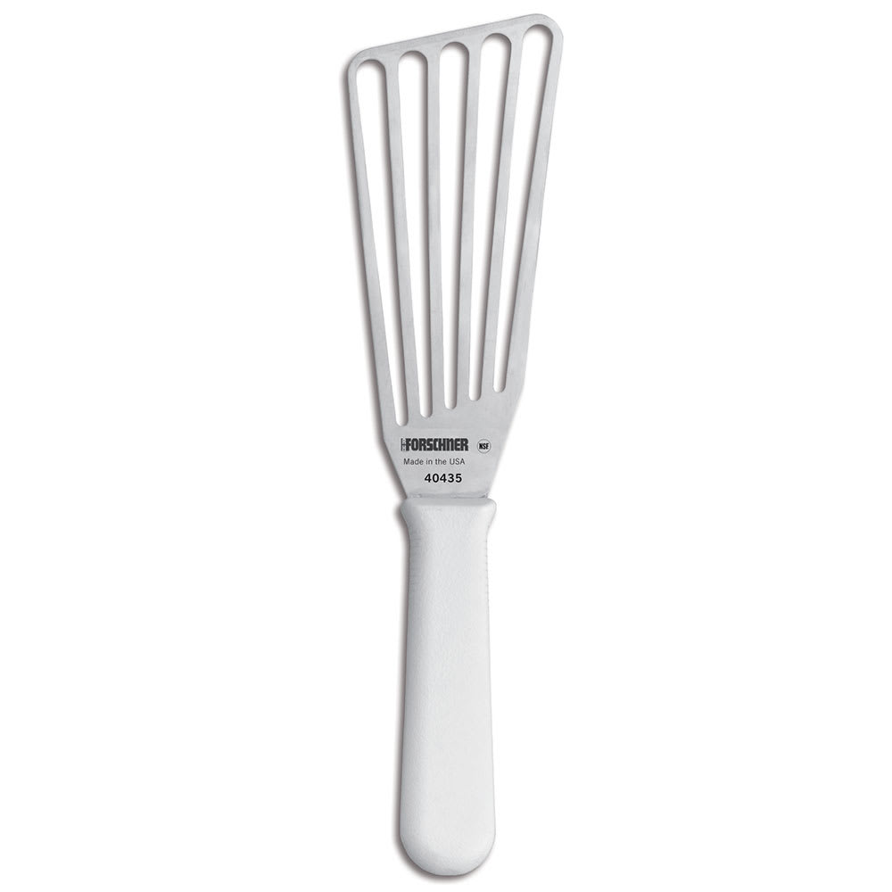 Victorinox - Swiss Army 7.6259.13 6" Slotted Fish Turner w/ White Polypropylene Handle, Stainless Steel