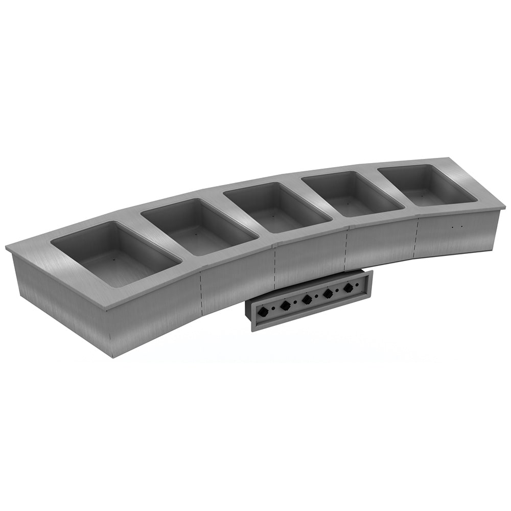 032-N8794R 89 9/10" Drop In Hot Food Table w/ (5) Wells, 208 230v/1ph