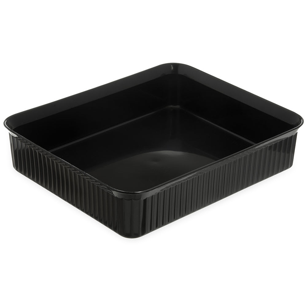 028-811203 10 lb qt Deliware® Salad Crock - Polypropylene, Black