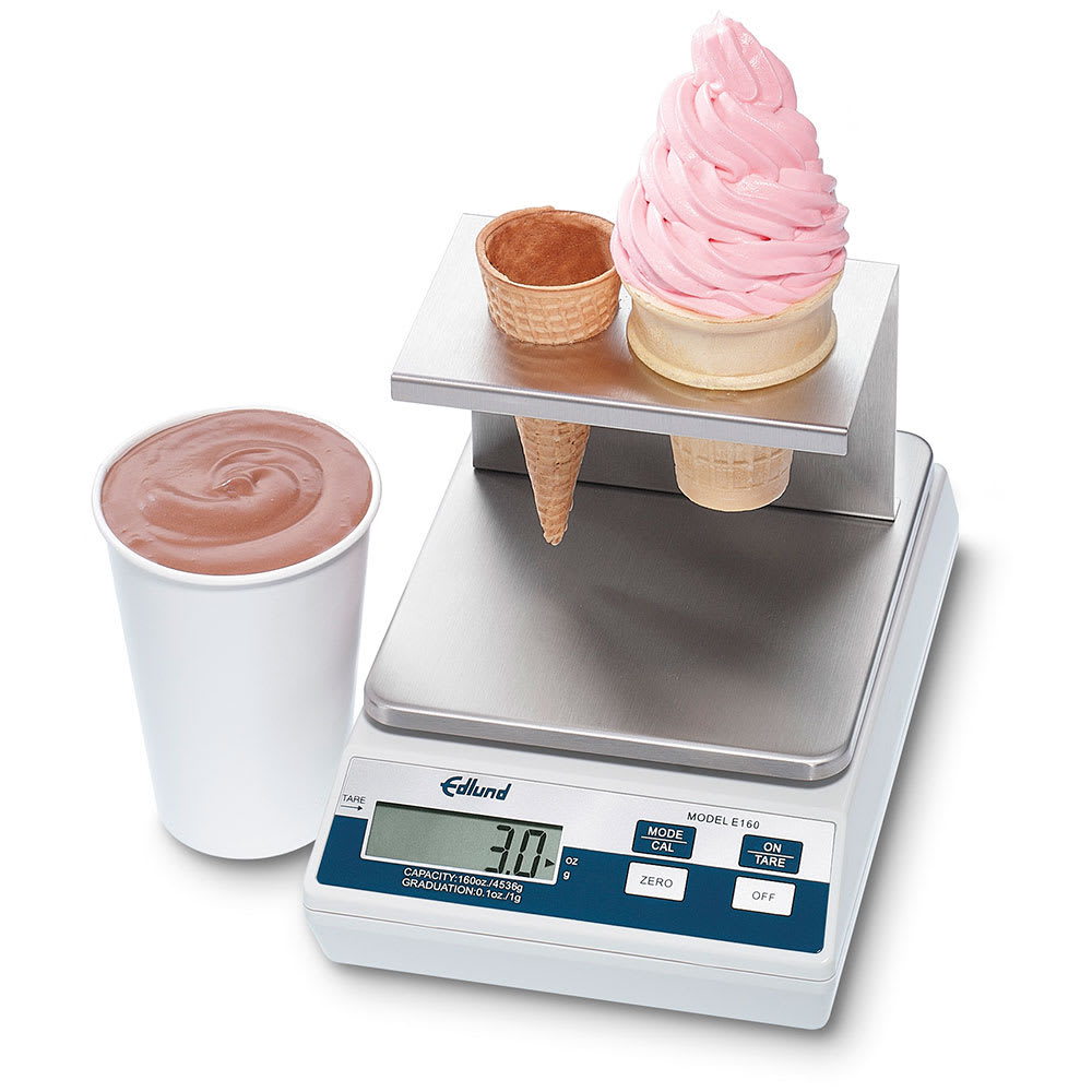 034-E160IC Digital Portion Scale, 160 oz x 1/10 oz, Stainless Platform