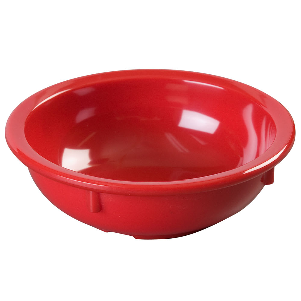 028-KL11805 10 oz Round Melamine Nappie Bowl, Red