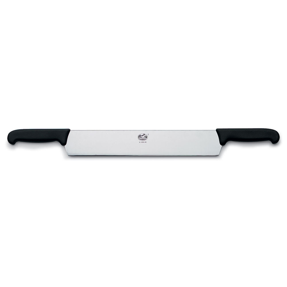 Victorinox - Swiss Army 6.1203.36 Cheese Knife w/ 14" Blade, (2) Black Nylon Handles