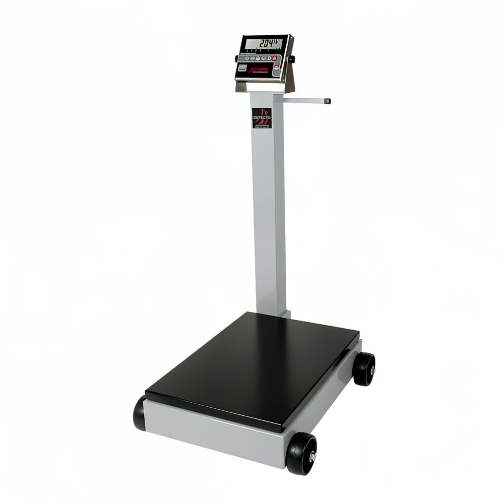 Detecto 5852F-210 500 lb Digital Portable Scale w/ 210 Weight Display  Indicator