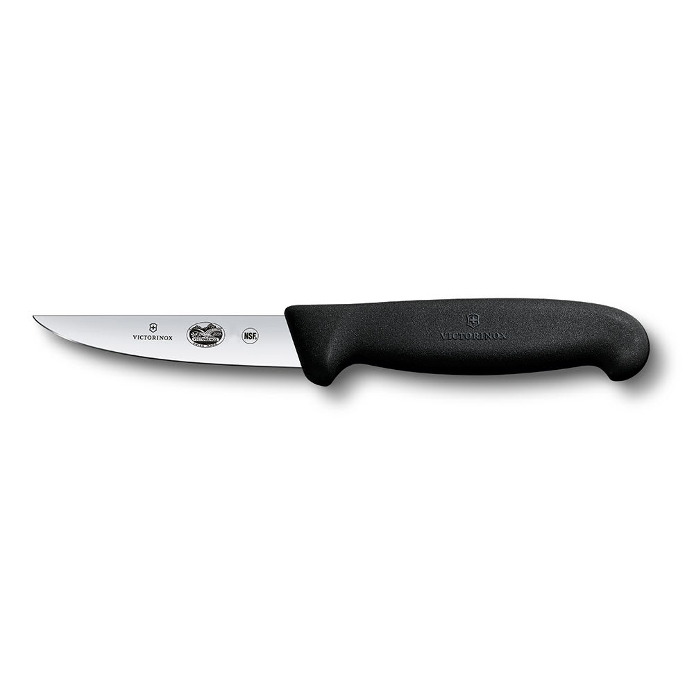 Victorinox - Swiss Army 5.5103.10-X1 Rabbit Knife w/ 4" Blade, Black Fibrox® Nylon Handle