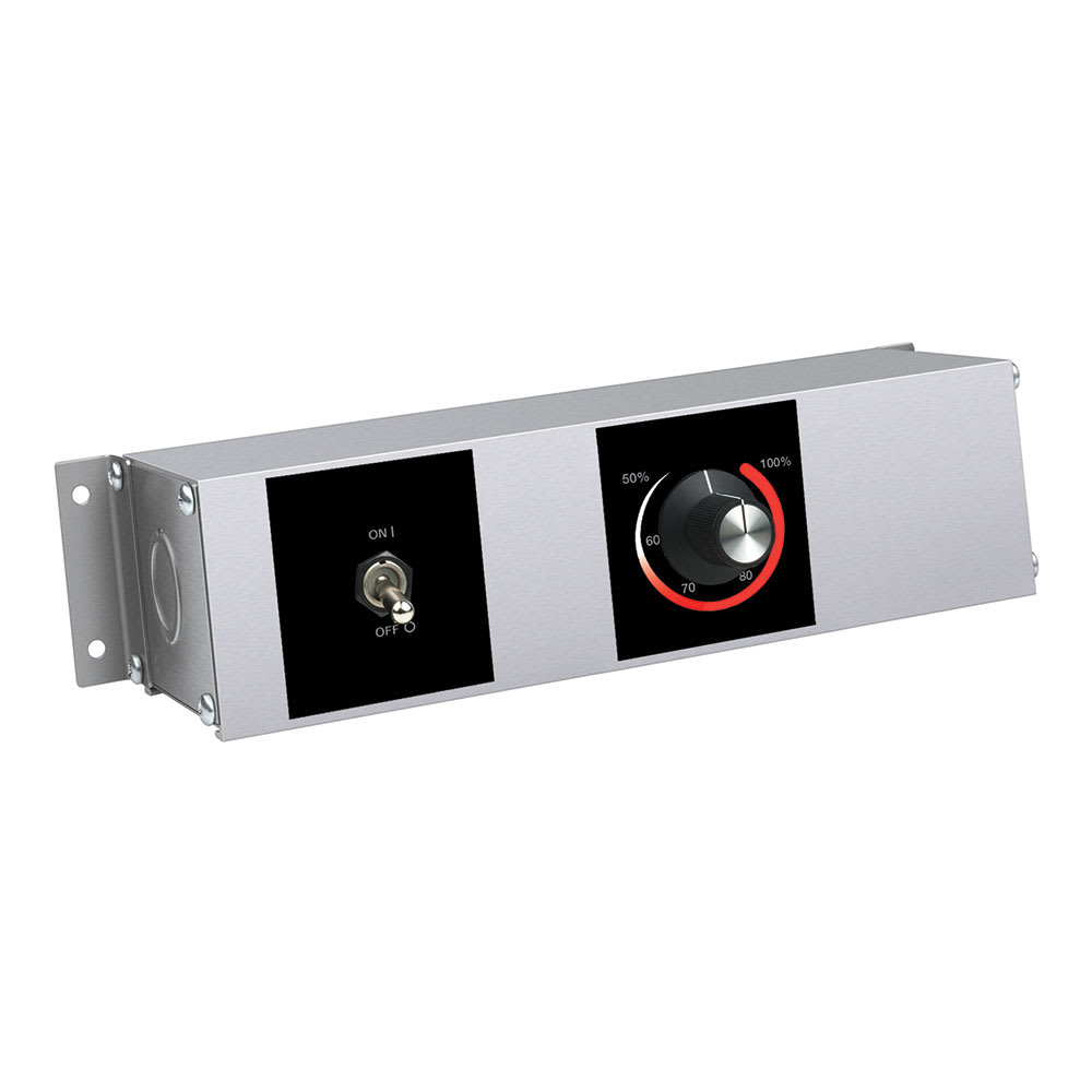 Hatco RMB-7L 9" Remote Control Box w/ Toggle & Infinite Switch for 120 V