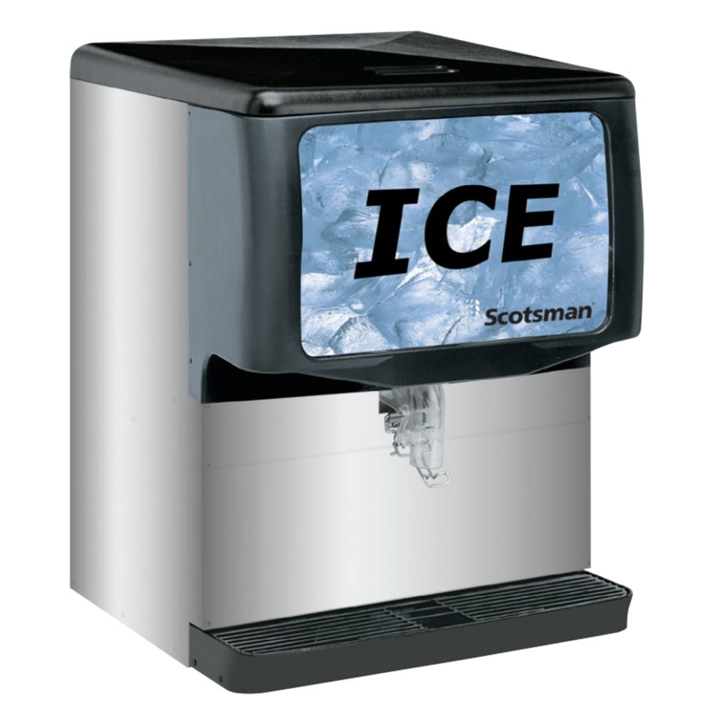 044-ID250B1A Countertop Cube Ice Dispenser - 250 lb Storage, Cup Fill, 115v