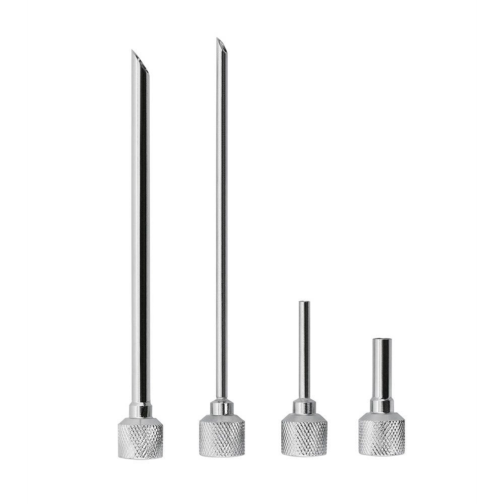 iSi 2718 Injector Tips w/ 2 Short & 2 Long, Stainless