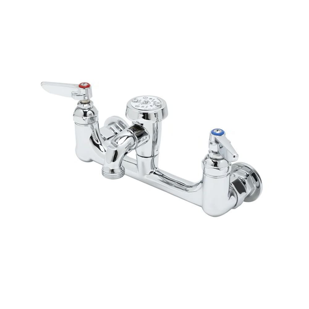 T&S B-0674-POL Service Sink Faucet w/ Vacuum Breaker & Pail Hook, Polished