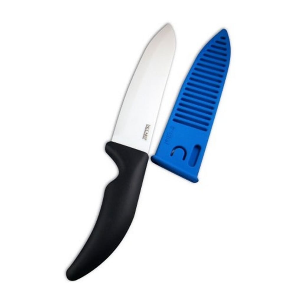 063-200906 6" Ceramic Chef Knife, Ergonomic Soft Grip Handle, Non-Stick Blade
